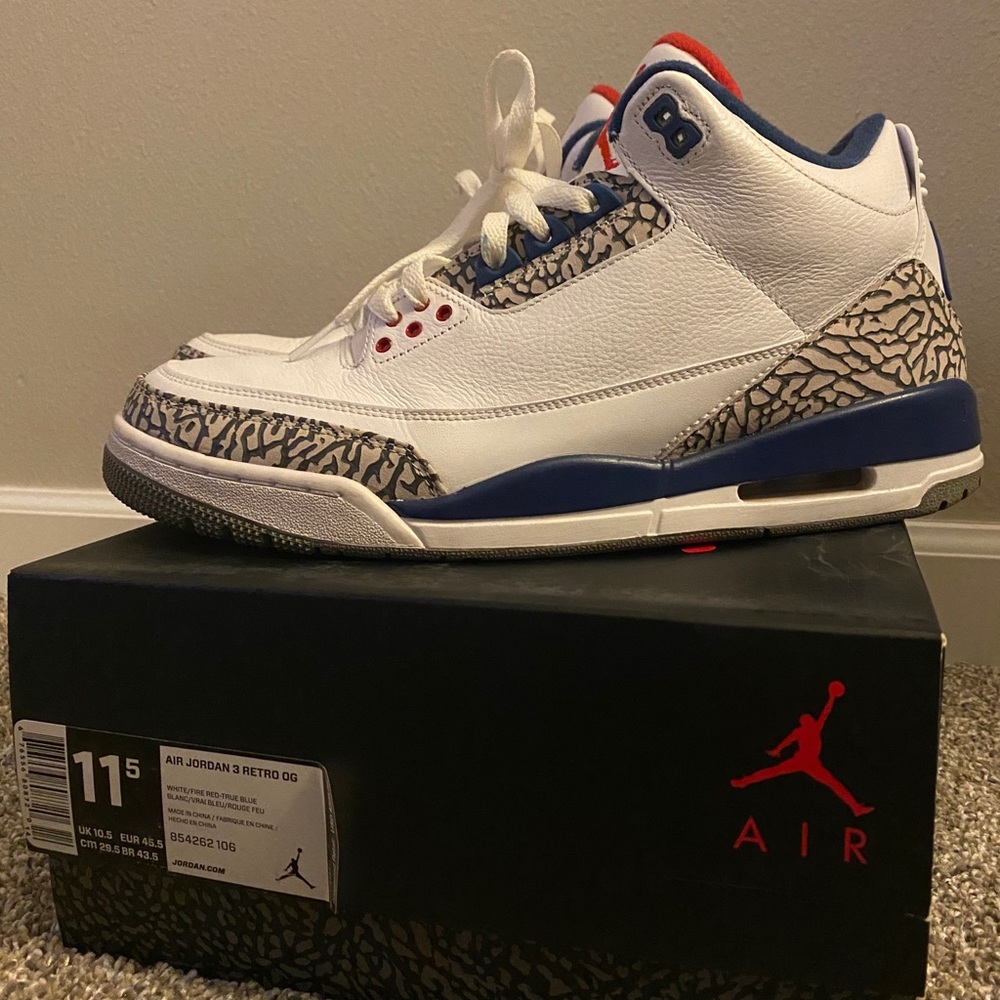 JORDAN 3 TRUE BLUE